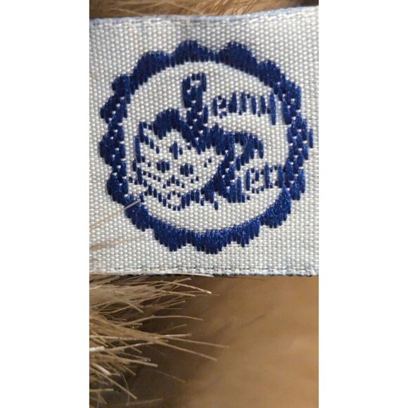 Vintage Jerry Elsner  Plush Teddy Bear With Plaid Bow 12" Stuffed animal toy - Picture 9 of 10